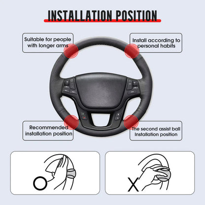 ⏳Limited-time Buy 1 Get 1 Free! ⏰Effortless Driving Steering Wheel Booster Knob 🚗🔃